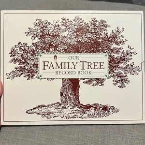 Keepsake Book-Our Family Tree Record Book